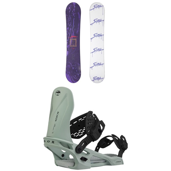 Sims - Fluid Snowboard + Arbor Acacia Snowboard Bindings - Women's 2025