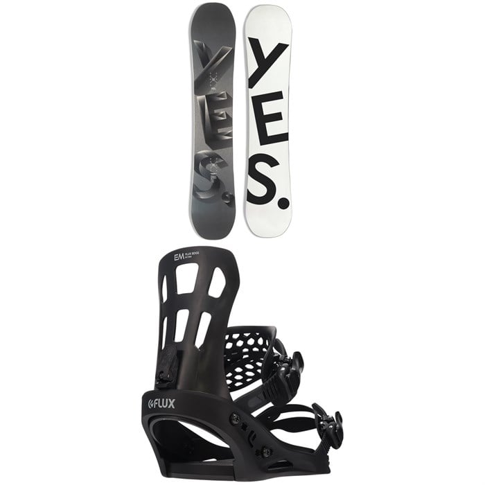 Yes. - Basic Snowboard + Flux EM Snowboard Bindings 2024