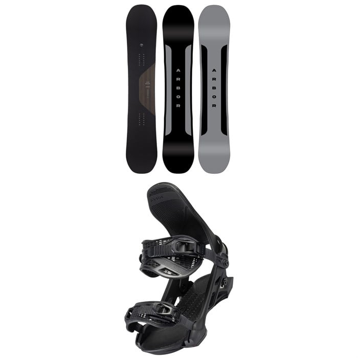 Arbor - Formula Snowboard + Hemlock Snowboard Bindings