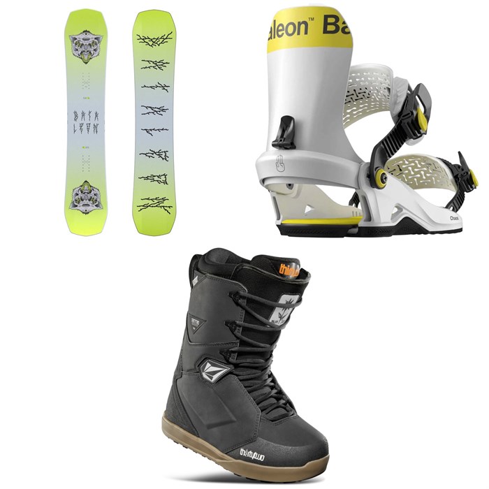 Bataleon - Disaster Snowboard + Chaos Heelwrap Snowboard Bindings + thirtytwo Lashed x Volcom Snowboard Boots 2025