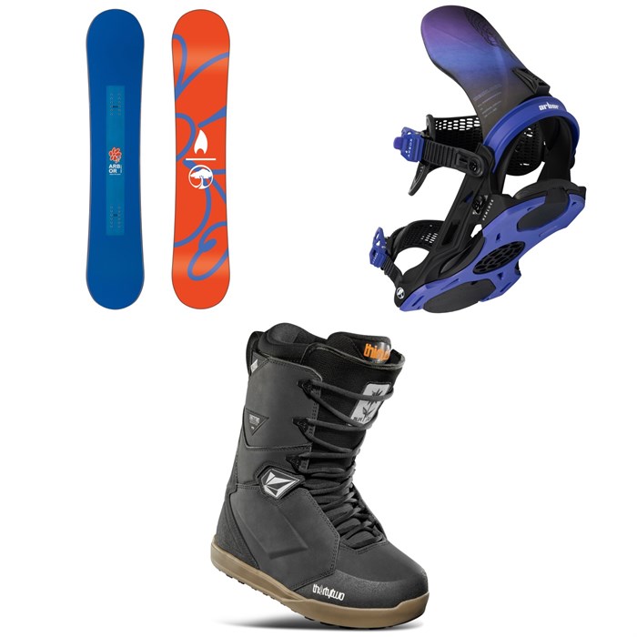 Arbor - Relapse Snowboard + Hemlock Snowboard Bindings + thirtytwo Lashed x Volcom Snowboard Boots 2025