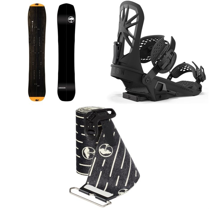 Arbor - Landmark Splitboard + Union Explorer Splitboard Bindings  + Landmark Splitboard Skins 2025