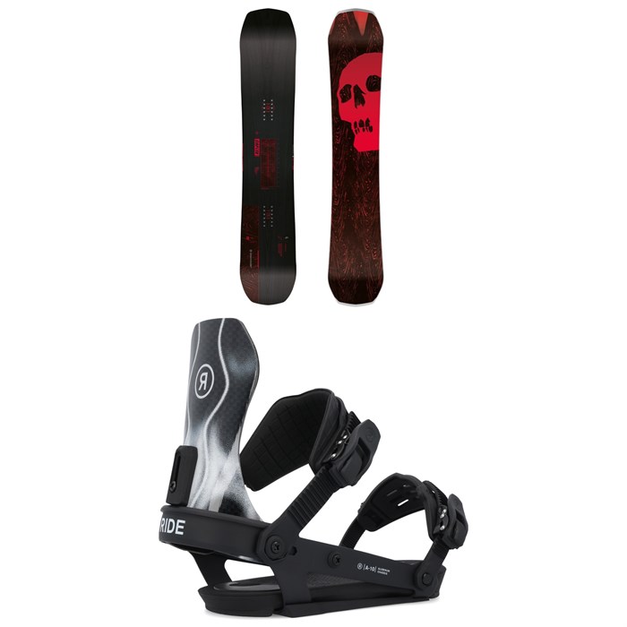 CAPiTA - The Black Snowboard Of Death Snowboard + Ride A-10 Snowboard Bindings 2025