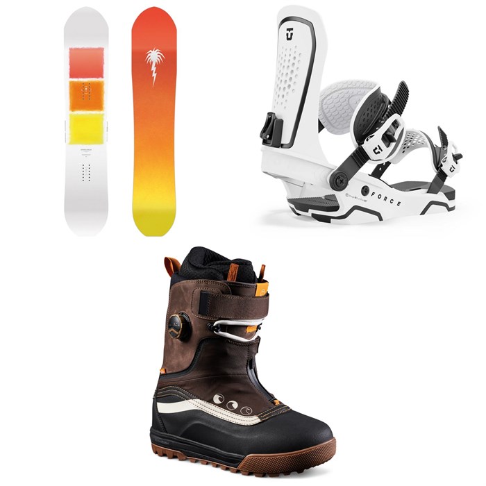 CAPiTA - Spring Break Powder Racer Snowboard + Union Force Snowboard Bindings + Vans Infuse Snowsurf Snowboard Boots 2025