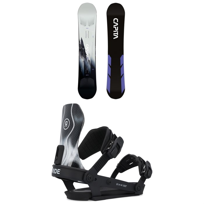 CAPiTA - Mega Mercury Snowboard + Ride A-10 Snowboard Bindings 2025