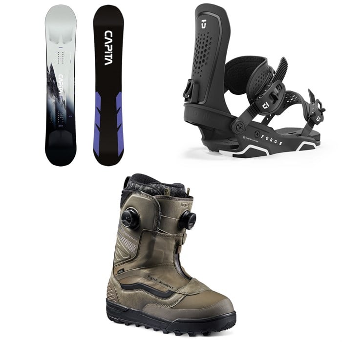 CAPiTA - Mega Mercury Snowboard + Union Force Snowboard Bindings + Vans Verse Snowboard Boots 2025