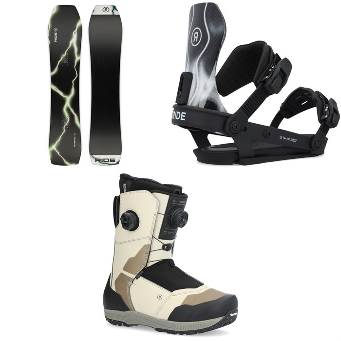 Ride - Superpig Snowboard + A-10 Snowboard Bindings + Torrent Snowboard Boots 2025