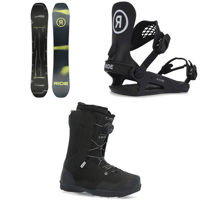 Ride - Manic Snowboard + C-2 Snowboard Bindings + Jackson Snowboard Boots 2025