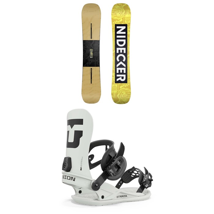 Nidecker - Sensor Team Snowboard + Union Strata Snowboard Bindings 2025