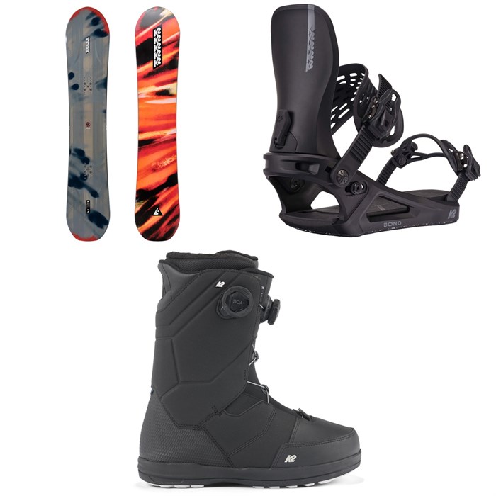 K2 - Antidote Snowboard + Bond Snowboard Bindings + Maysis Snowboard Boots 2025