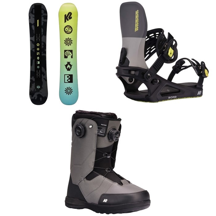 K2 - Embassy Snowboard + Bond Snowboard Bindings + Maysis Snowboard Boots 2025