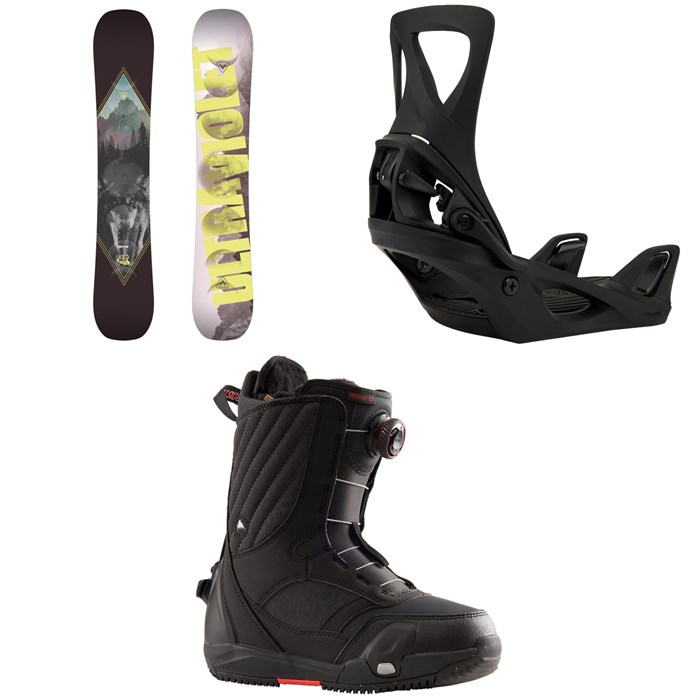 Rossignol - Ultraviolet Snowboard + Burton Step On Snowboard Bindings + Limelight Step On Snowboard Boots - Women's 2025