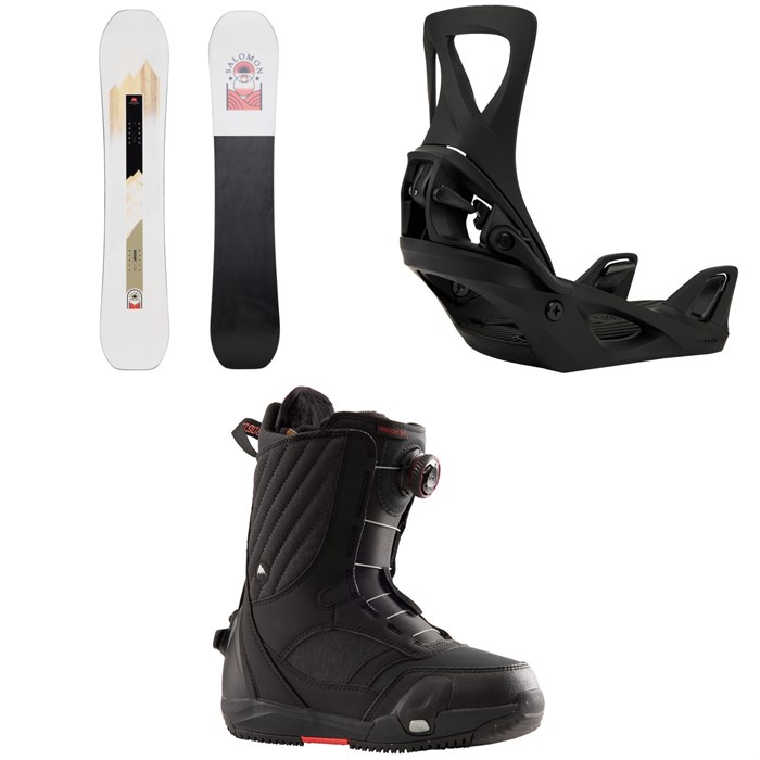 Salomon - Bliss X Snowboard + Burton Step On Snowboard Bindings + Limelight Step On Snowboard Boots - Women's 2025