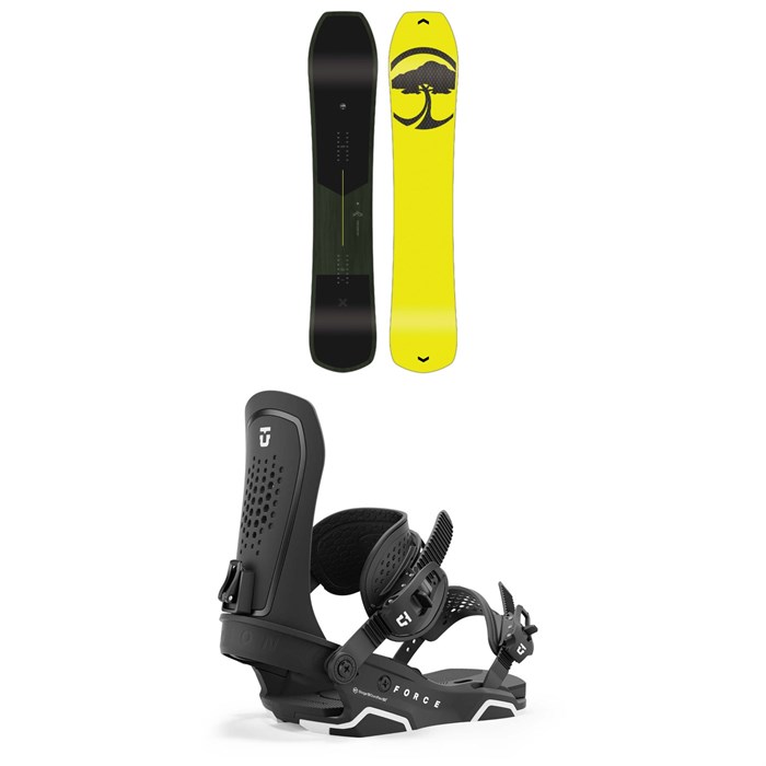 Arbor - Carbon Coda Snowboard + Union Force Snowboard Bindings 2025