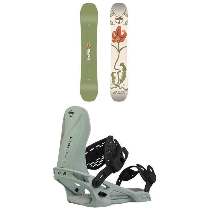 Arbor - Swoon Decon Snowboard + Acacia Snowboard Bindings - Women's 2025