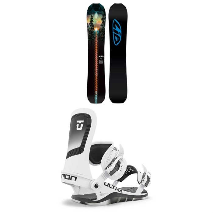 Lib Tech - T. Rice Golden Orca Snowboard + Union Ultra Snowboard Bindings 2025