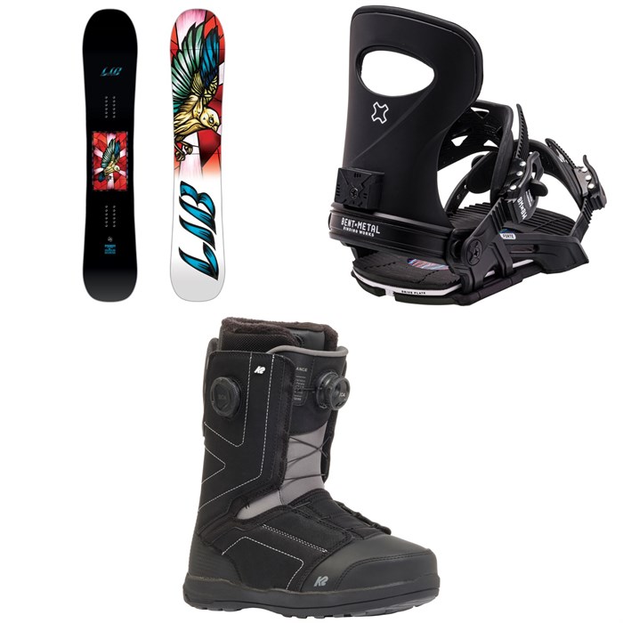 Lib Tech - Dynamiss C3 Snowboard + Bent Metal Forte Snowboard Bindings + K2 Trance Snowboard Boots - Women's