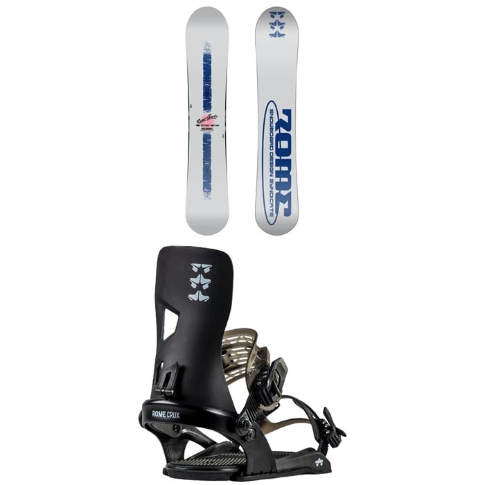 Rome - Rene-Gade Snowboard + Crux Snowboard Bindings