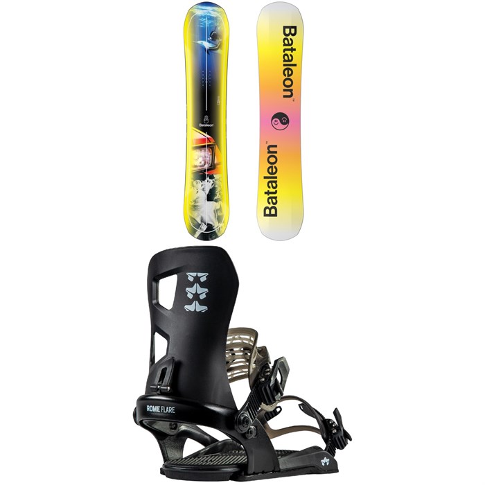 Bataleon - Distortia Snowboard + Rome Flare Snowboard Bindings - Women's