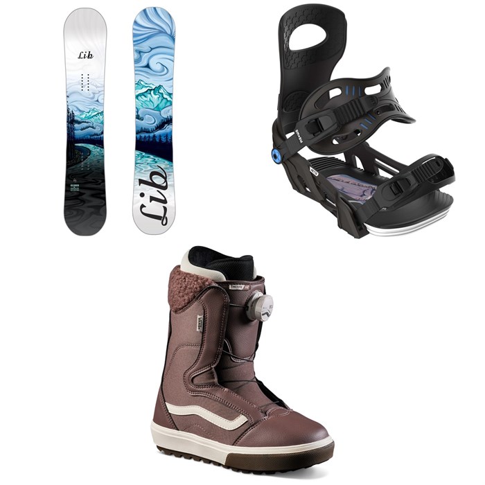 Lib Tech - Glider BTX Snowboard + Bent Metal Metta Snowboard Bindings + Vans Encore OG Snowboard Boots - Women's 2025