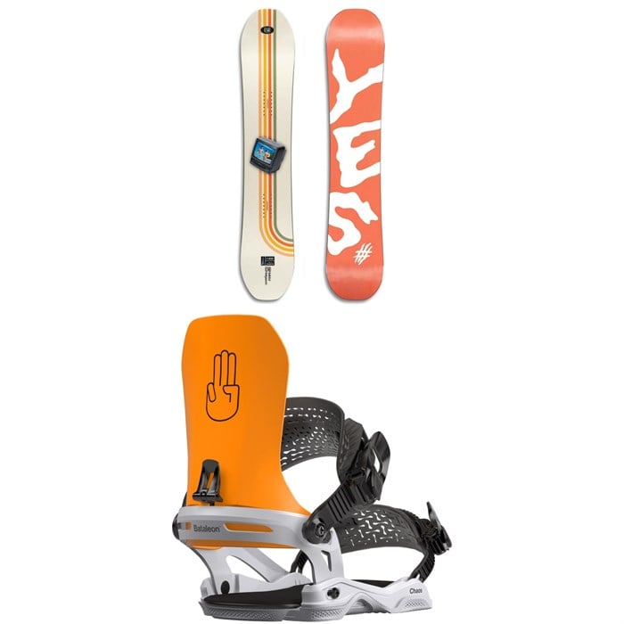 Yes. - Halldor Snowboard + Bataleon Chaos Asymwrap Snowboard Bindings