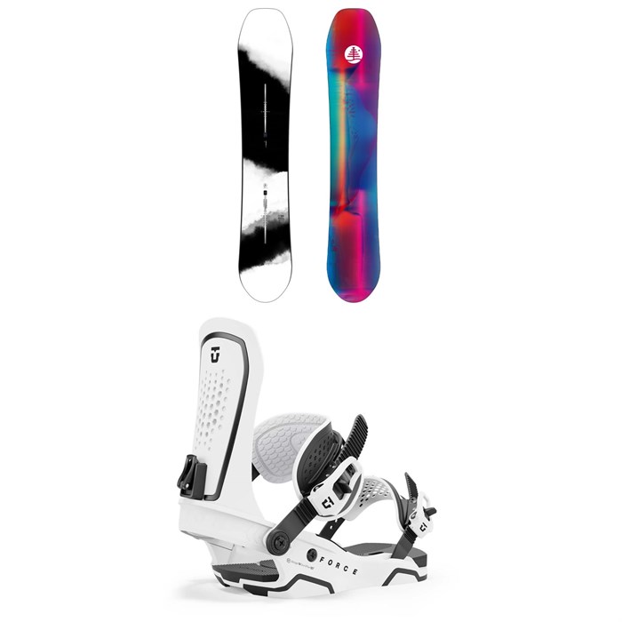 Burton - Family Tree High Fidelity Snowboard + Union Force Snowboard Bindings 2025