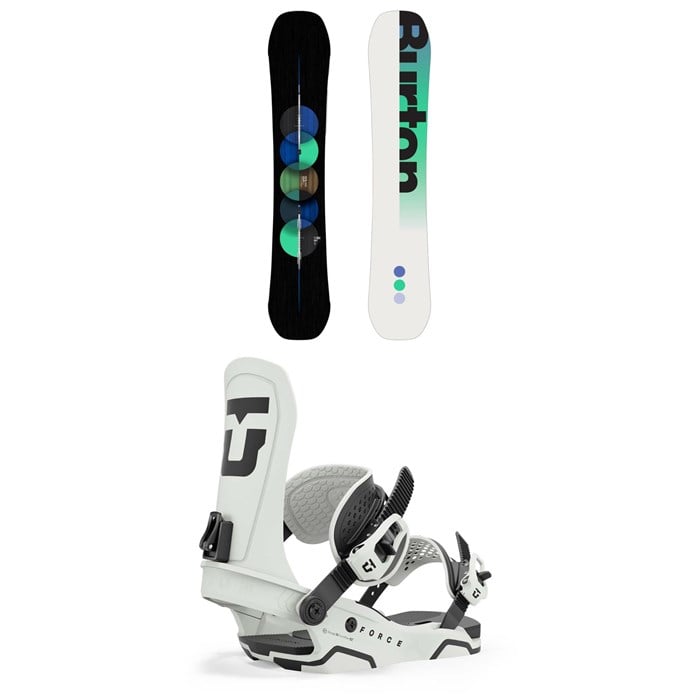 Burton - Custom Snowboard + Union Force Snowboard Bindings 2025