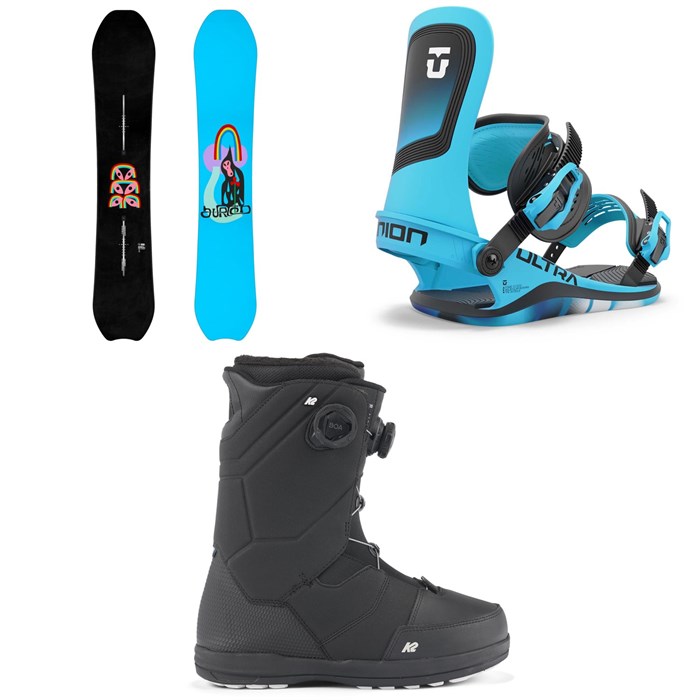 Burton - Deep Thinker Snowboard + Union Ultra Snowboard Bindings + K2 Maysis Snowboard Boots 2025