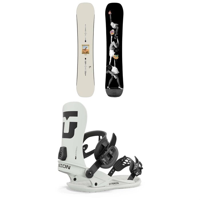 Burton - Good Company Snowboard + Union Strata Snowboard Bindings 2025