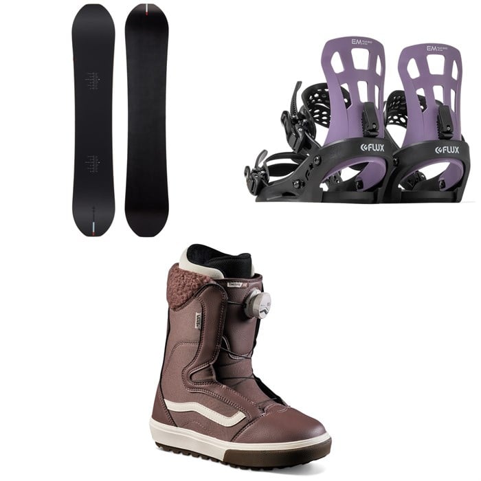 Season - Kin Snowboard + Flux EM Snowboard Bindings + Vans Encore OG Snowboard Boots - Women's