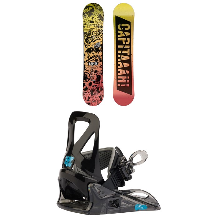 CAPiTA - Scott Stevens Mini Snowboard + Burton Grom Snowboard Bindings - Kids' 2025