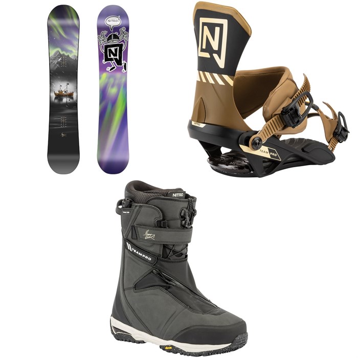 Nitro - Team Pro x Marcus Kleveland Snowboard + Team Pro Snowboard Bindings + Team Pro x Marcus Kleveland Snowboard Boots 2026
