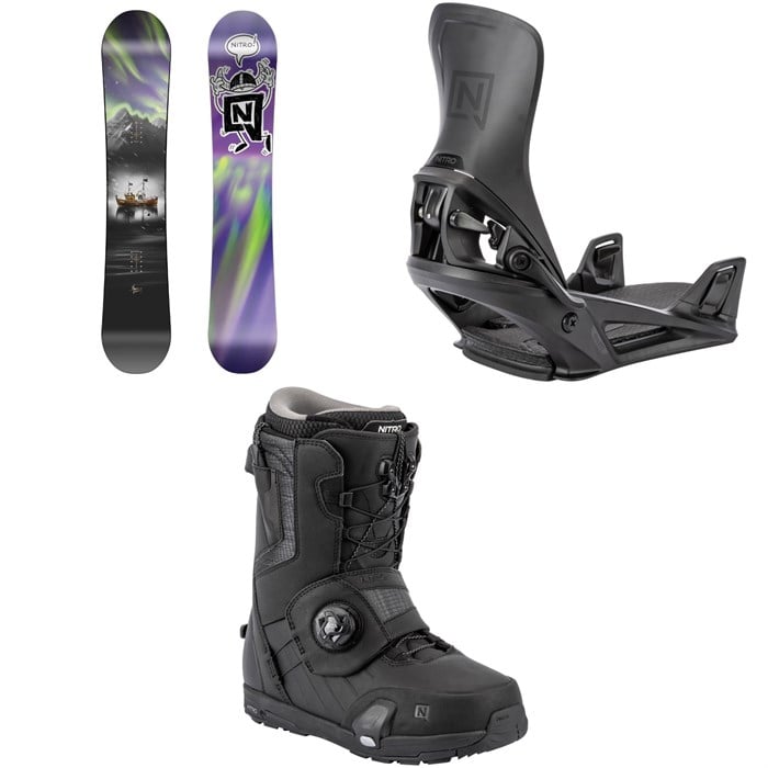 Nitro - Team Pro x Marcus Kleveland Snowboard + Step On Snowboard Bindings + Profile Step On TLS Snowboard Boots 2026