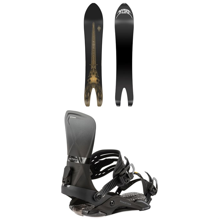 Nitro - Nitro Stiletto RS x Drew Hicken Snowboard + Phantom Snowboard Bindings 2026