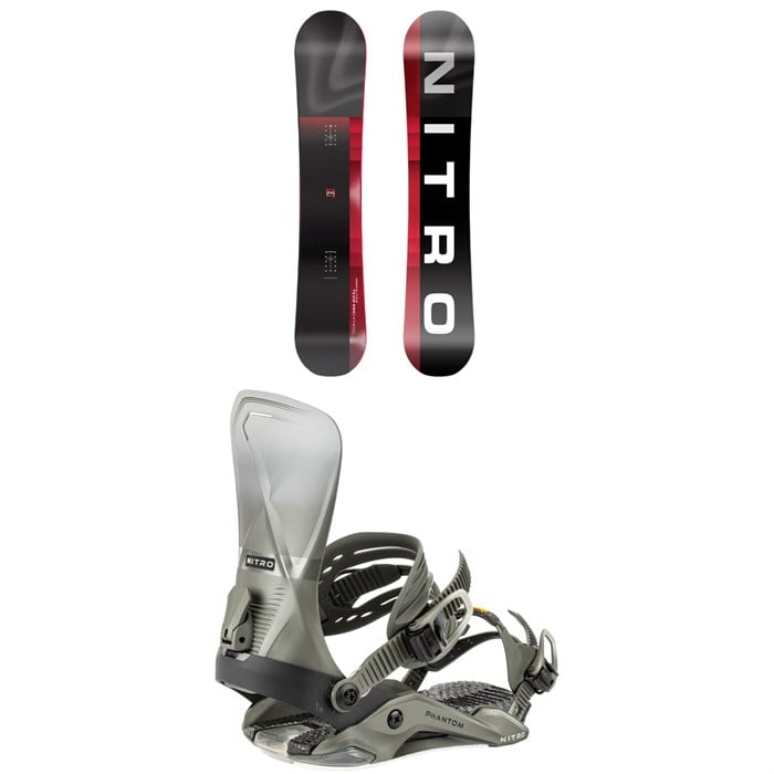 Nitro - Nitro Team Pro Snowboard + Phantom Snowboard Bindings 2026