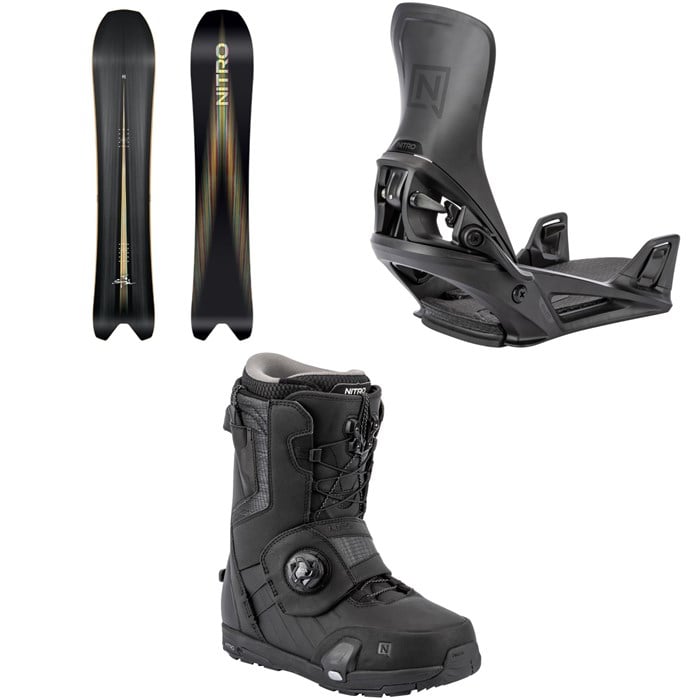 Nitro - Squash Snowboard + Step On Snowboard Bindings + Profile Step On TLS Snowboard Boots 2026