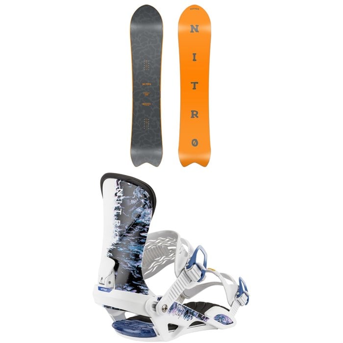 Nitro - Nitro Dinghy Snowboard + Fate Snowboard Bindings - Women's 2026