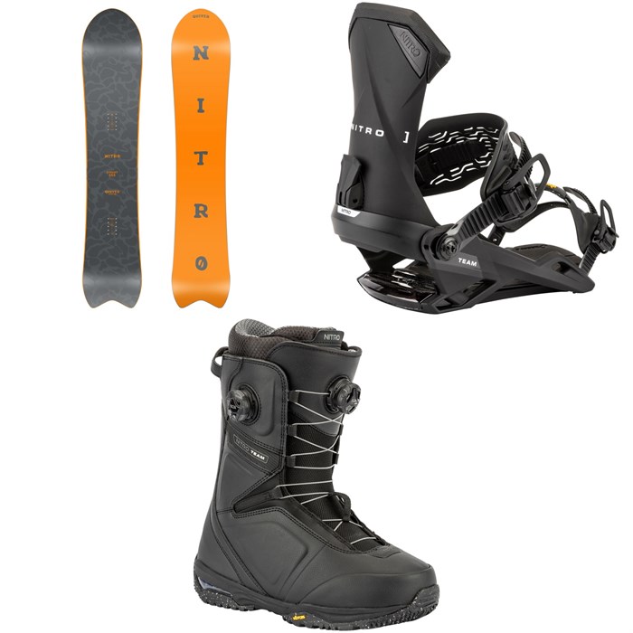 Nitro - Nitro Dinghy Snowboard + Team Snowboard Bindings + Team Boa Snowboard Boots 2026