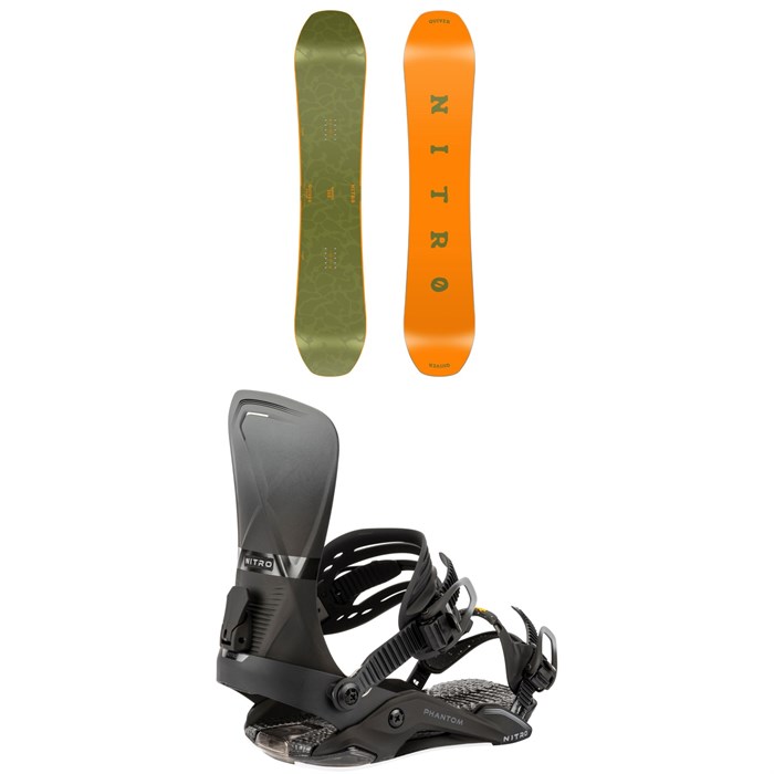 Nitro - Nitro Basher Snowboard + Phantom Snowboard Bindings 2026