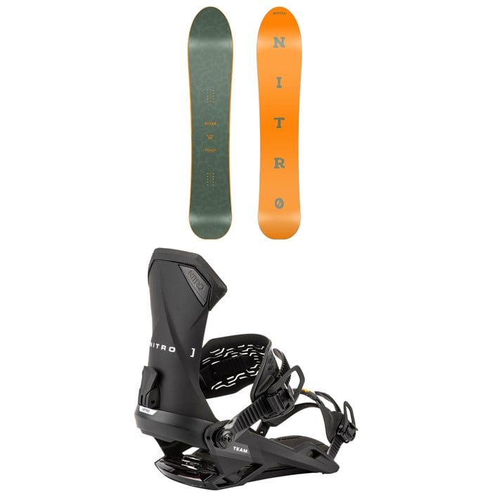 Nitro - Nitro Slash Snowboard + Team Snowboard Bindings 2026