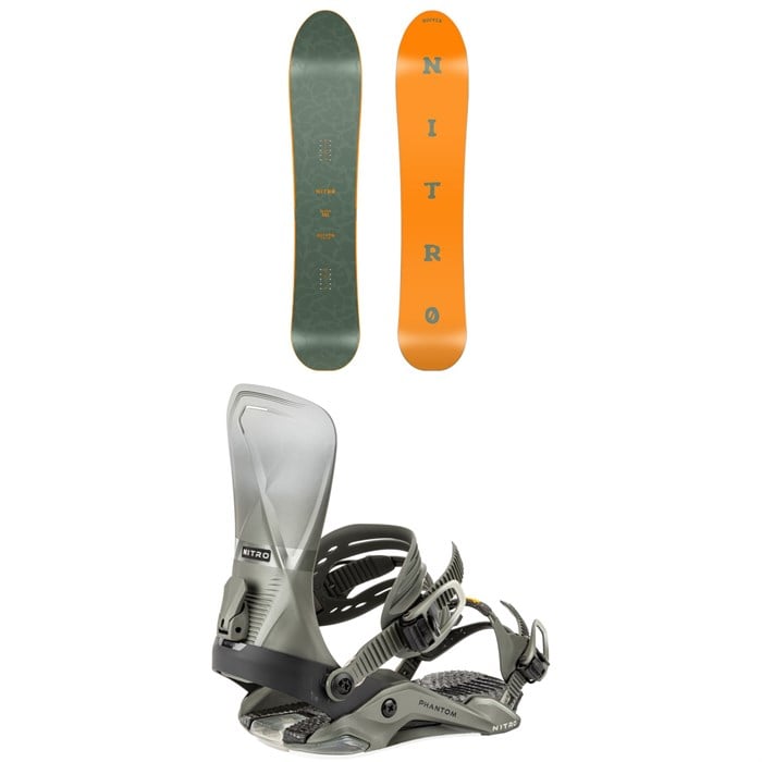 Nitro - Nitro Slash Snowboard + Phantom Snowboard Bindings 2026