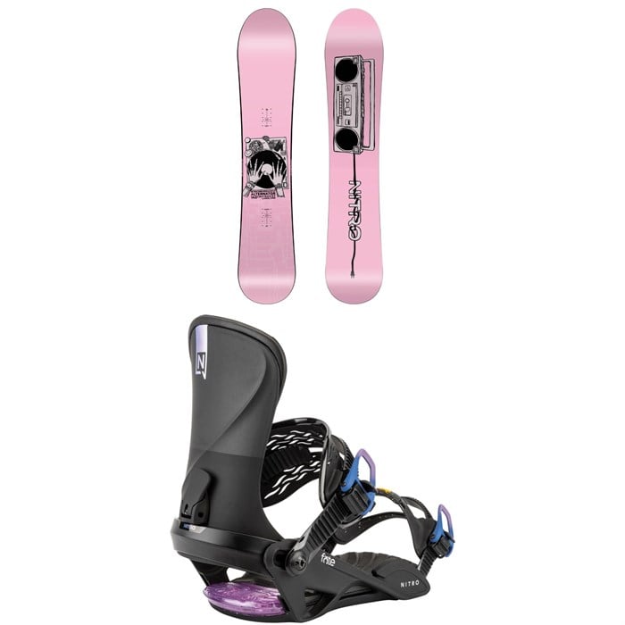Nitro - Nitro Alternator x Hailey Snowboard + Fate Snowboard Bindings - Women's 2026