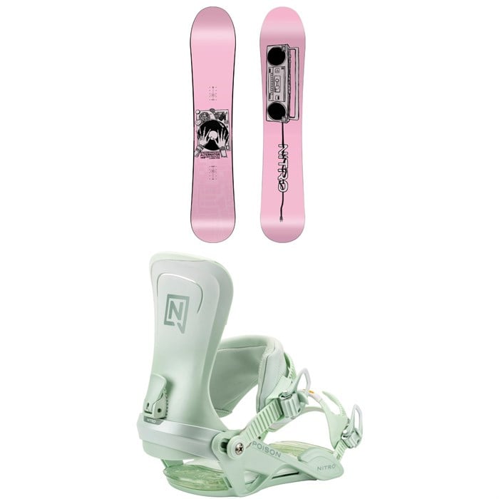 Nitro - Nitro Alternator x Hailey Snowboard + Poison Snowboard Bindings - Women's 2026