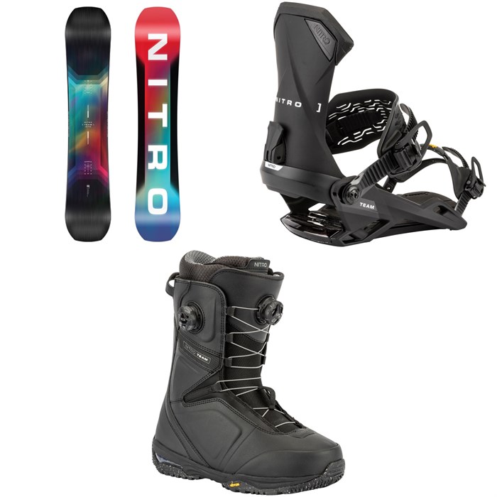 Nitro - Nitro Team Snowboard + Team Snowboard Bindings + Team Boa Snowboard Boots 2026