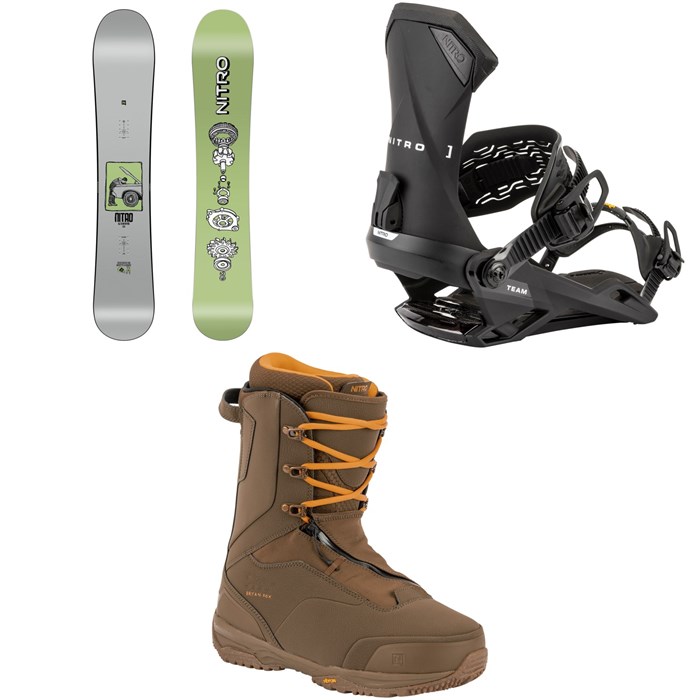 Nitro - Nitro Alternator Snowboard + Team Snowboard Bindings + Venture Pro Lace Snowboard Boots 2026