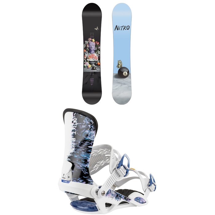 Nitro - Nitro Mercy Snowboard + Fate Snowboard Bindings - Women's 2026