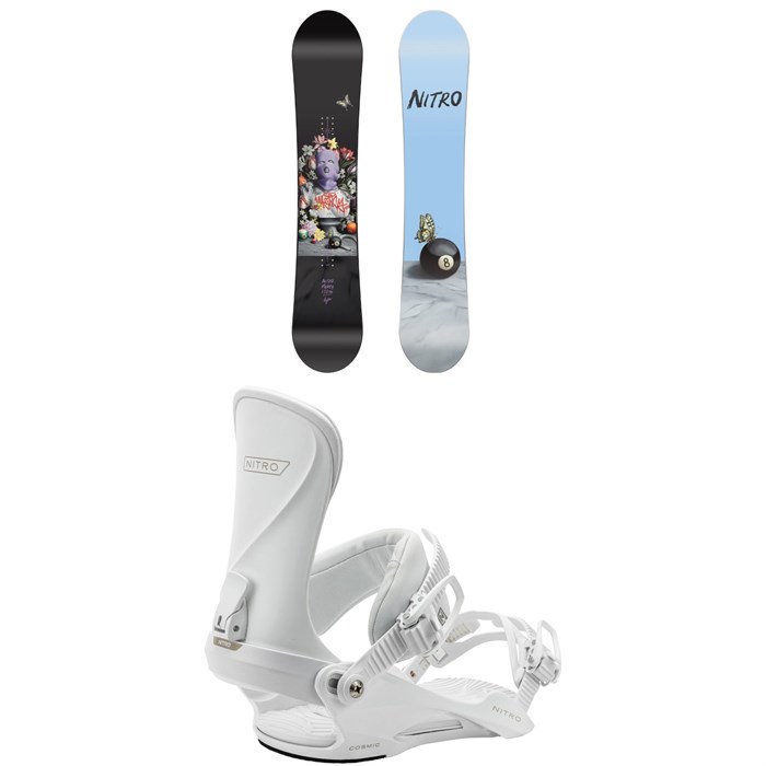 Nitro - Mercy Snowboard + Cosmic Snowboard Bindings - Women's 2026
