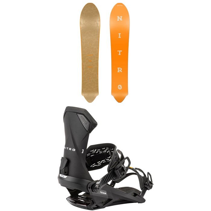 Nitro - Nitro Pow Snowboard + Team Snowboard Bindings 2026