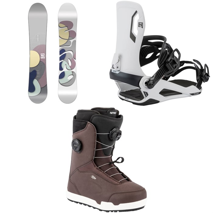 Nitro - Nova Snowboard + Talent Snowboard Bindings + Scala Boa Snowboard Boots - Women's 2026