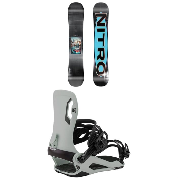 Nitro - Nitro Cheap Thrills Snowboard + Talent Snowboard Bindings 2026